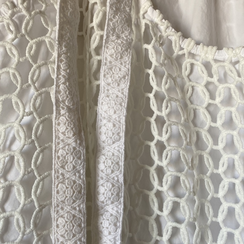 Crochet High/Low Midi Dress Size  Medium - Picture 7 of 11